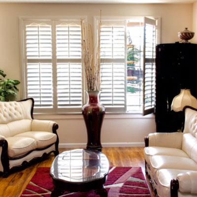 Living Room Window Shutters