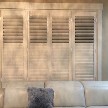 Clear View Door Shutters