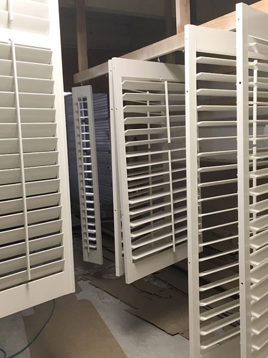 Wooden Plantation Shutter Hanging Inventory