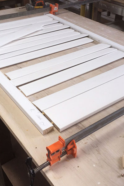 Assembling Wooden Window Shutters