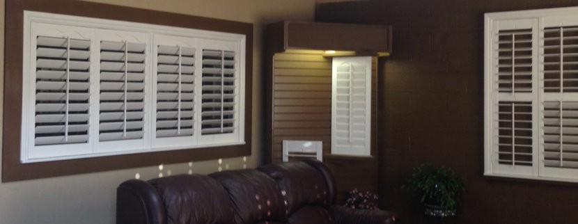 Living Room Window Shutters in Vancouver WA